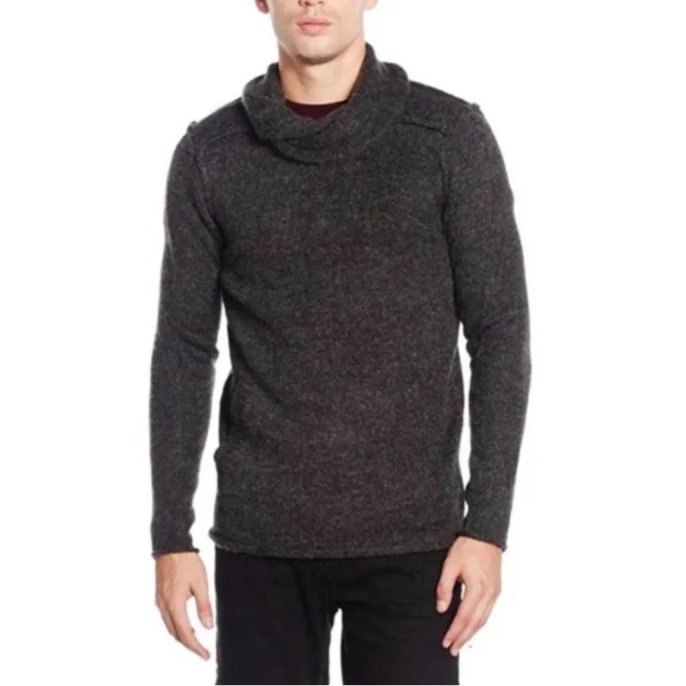 Antony Morato Men's Moon Safary Cowl Neck Sweater size L Dark Grey XL L51-40